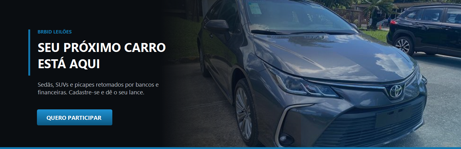 Seu próximo carro está aqui